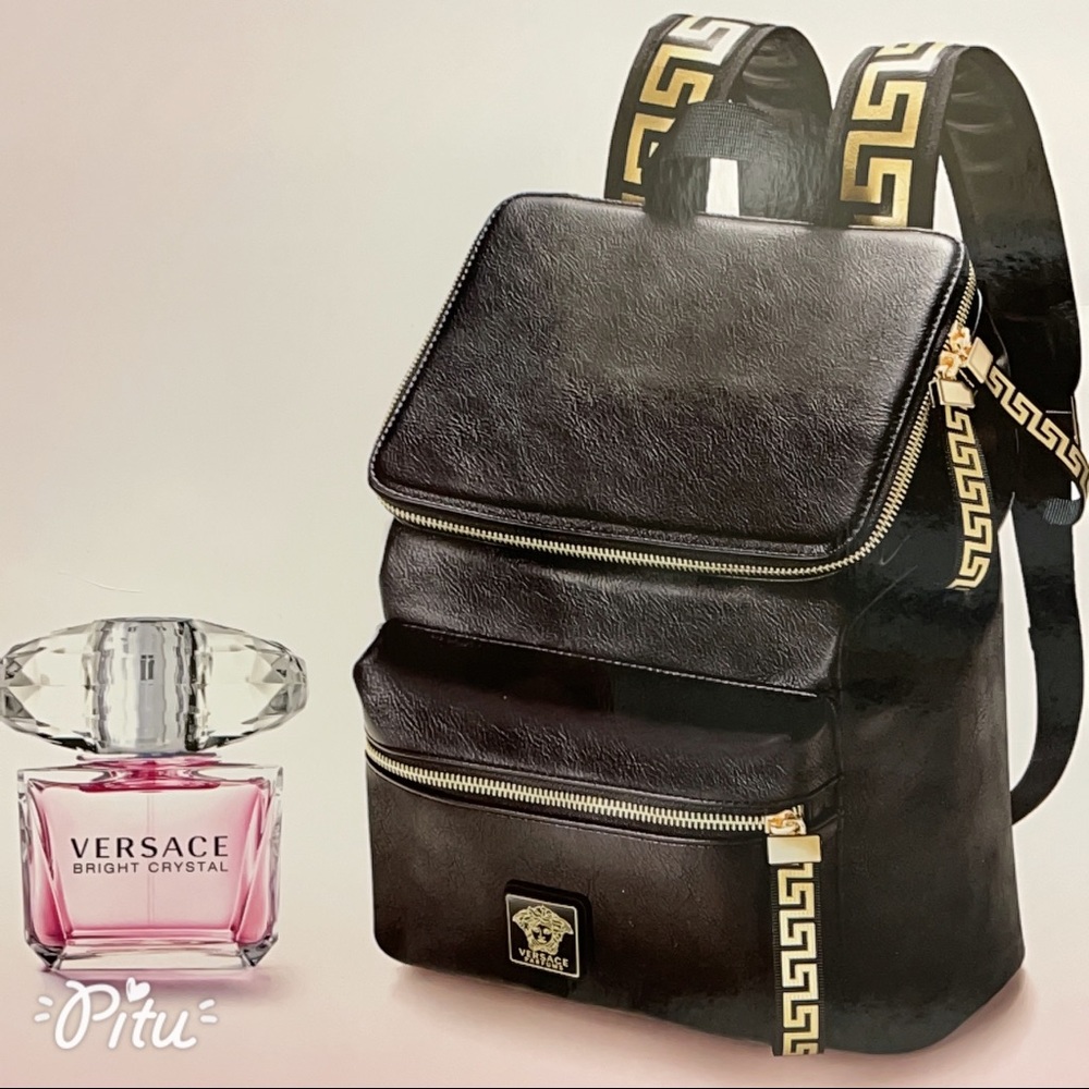 VERSACE GIFT SET - BRIGHT CRYSTAL PERFUME/ SUMMER BACKPACK- limited edition - Picture 11 of 15